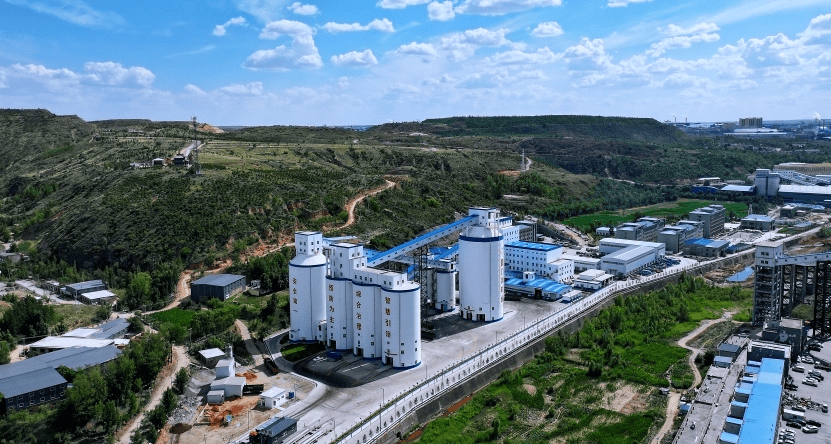 四门沟煤矿矿区鸟瞰