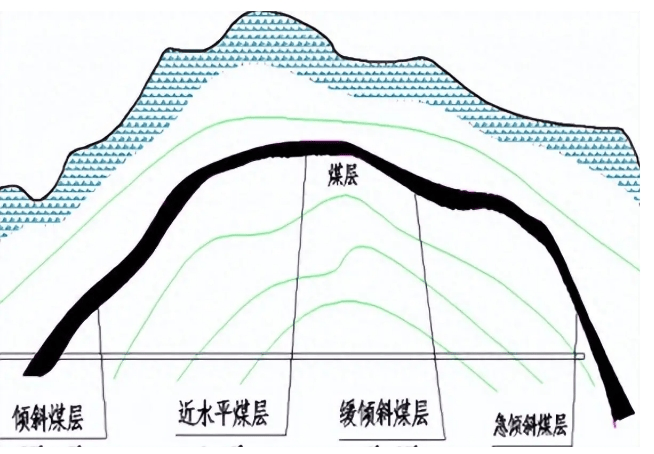 煤层与构造示意