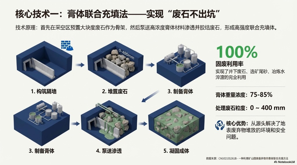 膏体联合充填工艺流程